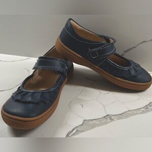 Kids Navy Blue Mary Jane Shoes